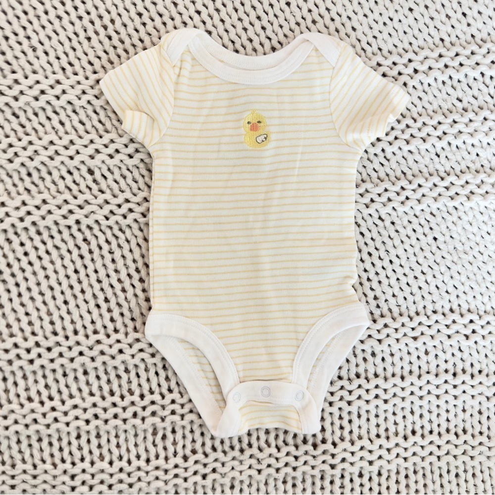 Koala Baby Chick Stripped Cotton Onesie 3 Months
